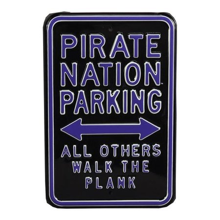 AUTHENTIC STREET SIGNS Authentic Street Signs 71092 Pirate Nation Parking Sign 71092